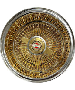 100 Spoke Straight Laced Center Gold Zeniths