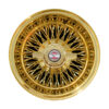 72 Spoke Cross Laced All Gold Zeniths
