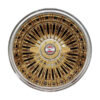 72 Spoke Straight Laced Center Gold Zeniths
