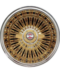 72 Spoke Straight Laced Center Gold Zeniths