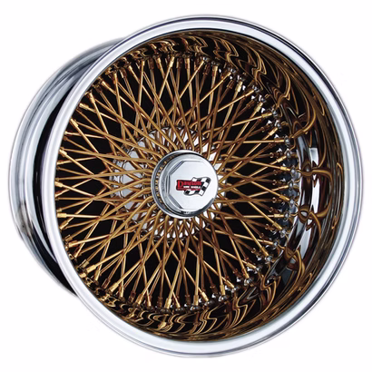 Dayton-Triple-Cross-Reverse-Gold Dayton wire wheels for sale
